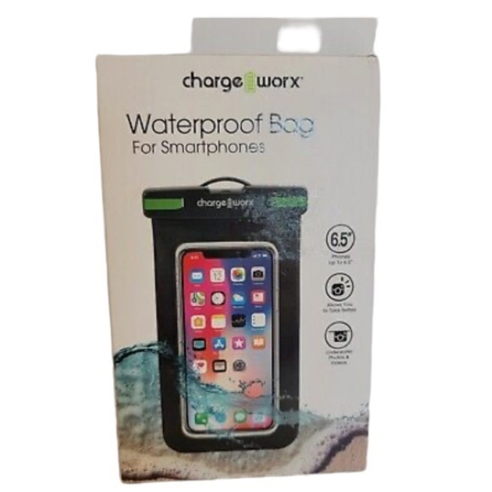 dup🌸NIB CHARGE WORX Waterproof Bag for smartphone - up to 6.5”